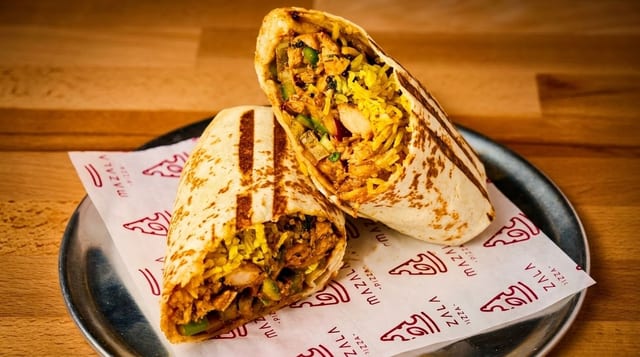 Chi City Chaat Burrito.