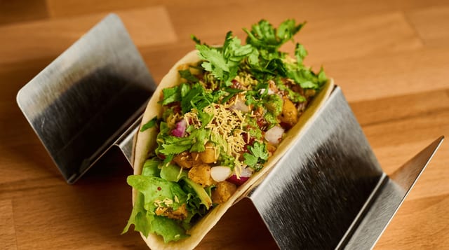 Chi City Chaat Taco.