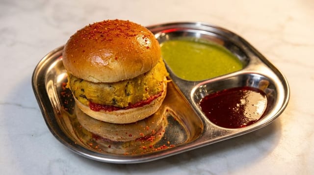Vada Pav Sandwich.
