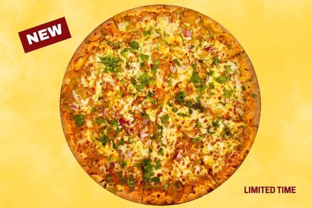 Pav Bhaji Pizza.
