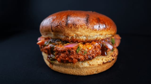 Paneer Tikka Sandwich.