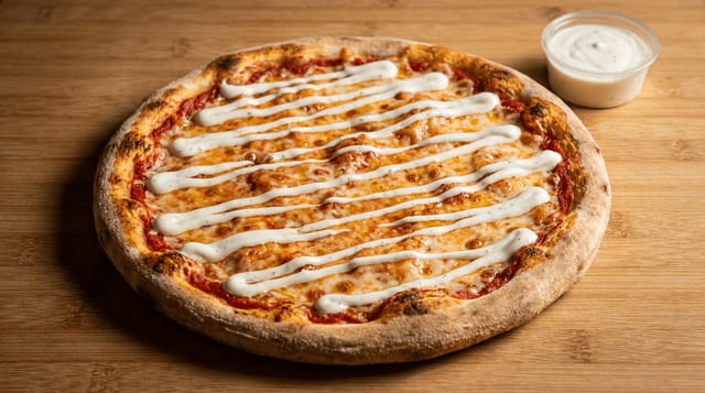 Gar-lick Pizza.