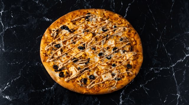 Virs Veggie Pizza.